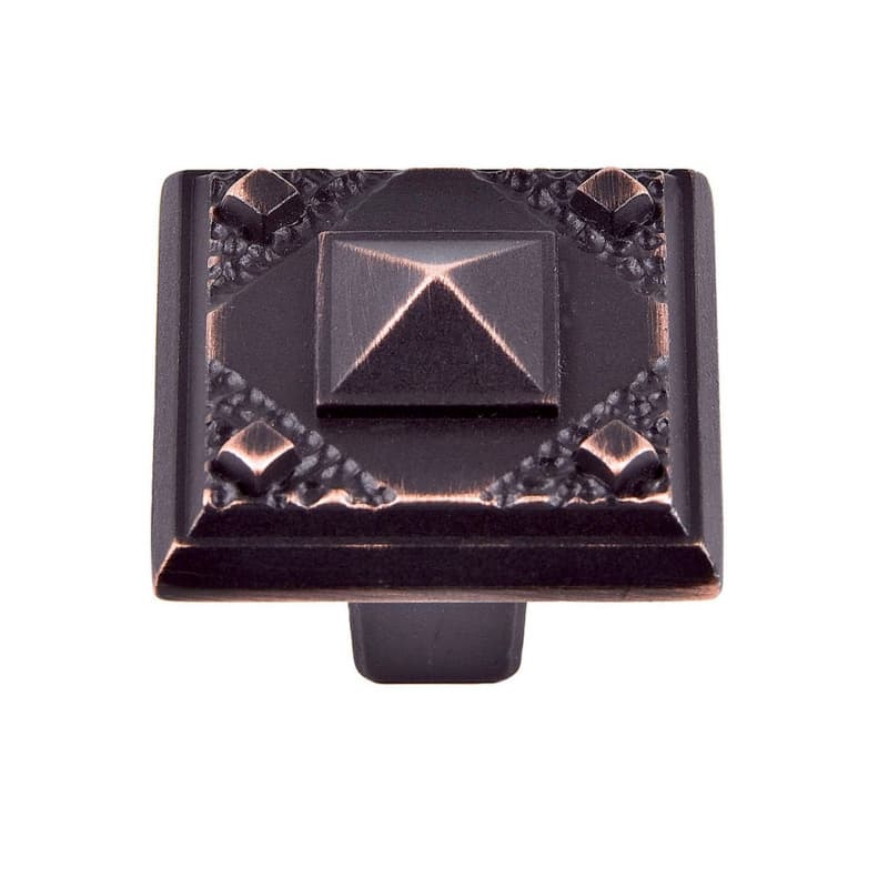 Top Knobs Craftsman 1-1/4" (32 mm) L x 1-1/4" (32 mm) W Venetian Bronze Knob, 257-VB