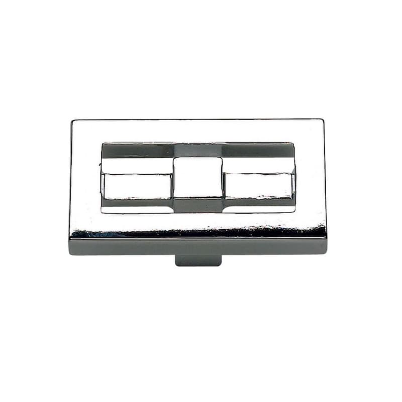 Top Knobs Nobu 1-3/4" (44 mm) L x 1" (25 mm) W Polished Chrome Knob, 261-CH