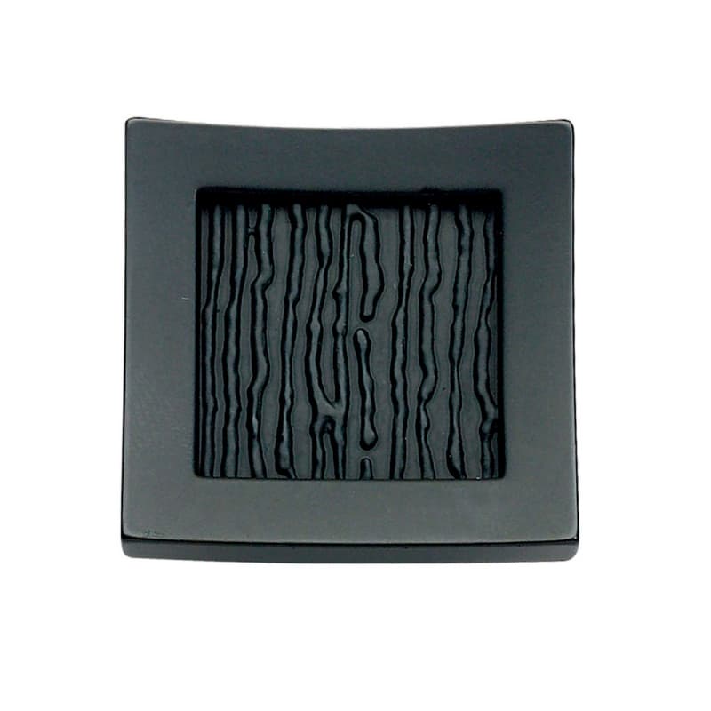 Top Knobs Primitive Series 1-1/2 in (38 mm) L x 1-1/2 in (38 mm) W Matte Black Knob, - 270-BL