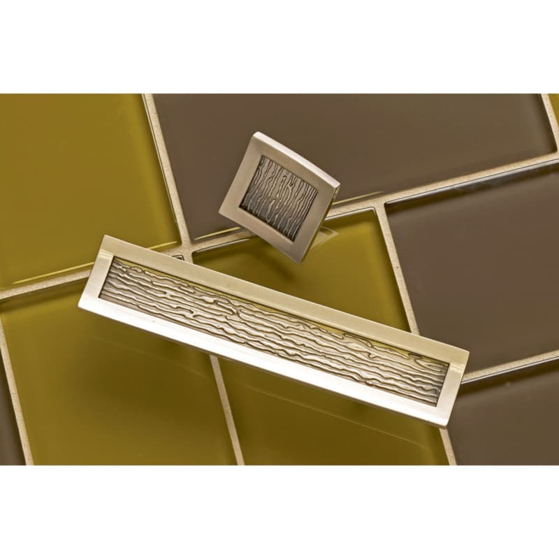 Top Knobs Primitive Series 1-1/2 in (38 mm) L x 1-1/2 in (38 mm) W Brushed Nickel Knob, - 270-BRN