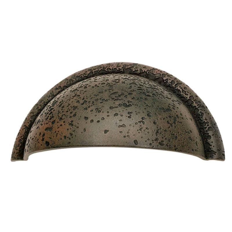Top Knobs Olde World 3" (76 mm) Center to Center Rust Cup Pull, 274-R