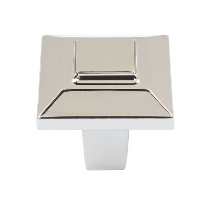 Top Knobs Trocadero Series 1 in (25 mm) L x 1 in (25 mm) W Polished Nickel Knob, - 283-PN