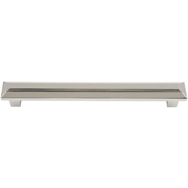 Top Knobs Trocadero 6-5/16" (160 mm) Center to Center Polished Nickel Pull, 284-PN
