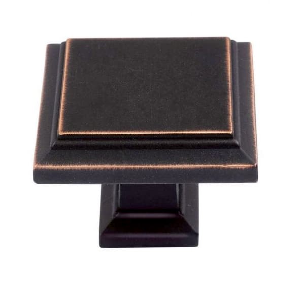 Top Knobs Sutton Place 1-1/4" (32 mm) L x 1-1/4" (32 mm) W Venetian Bronze Knob, 289-VB