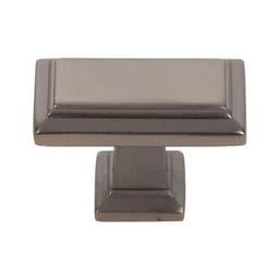 Top Knobs Sutton Place Series 1-7/16 in (37 mm) L x 3/4 in (19 mm) W Slate Knob, - 290-SL