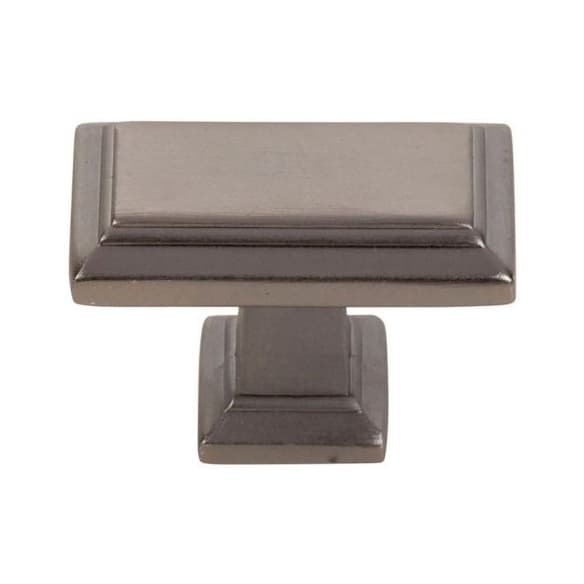 Top Knobs Sutton Place Series 1-7/16 in (37 mm) L x 3/4 in (19 mm) W Slate Knob, - 290-SL