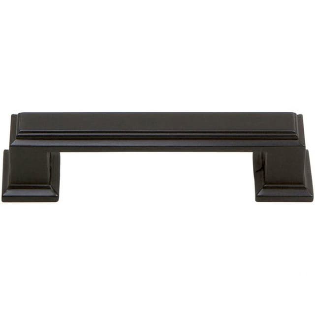 Top Knobs Sutton Place Series 3" (76 mm) Center to Center Modern Bronze Pull, - 291-MB