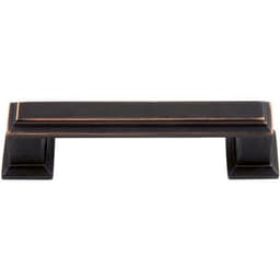 Top Knobs Sutton Place Series 3" (76 mm) Center to Center Venetian Bronze Pull, - 291-VB