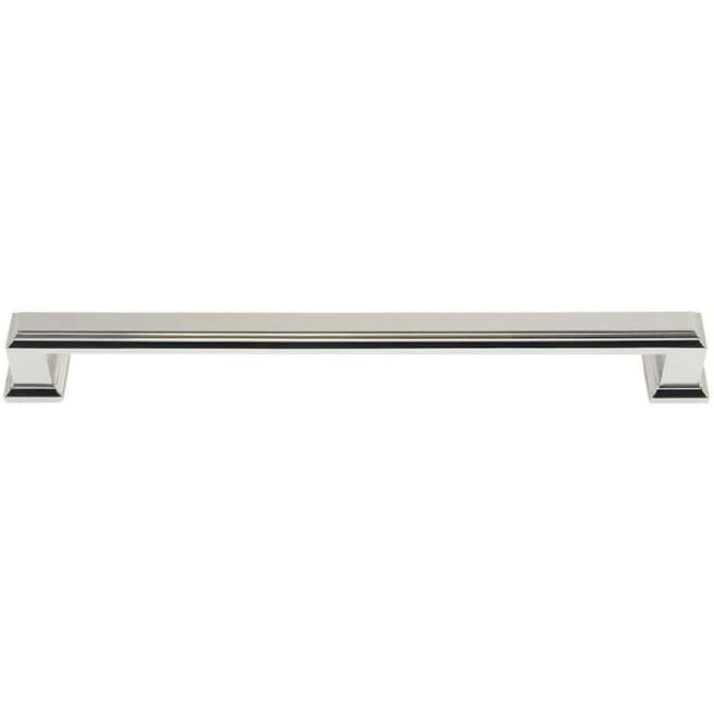 Top Knobs Sutton Place Series 7-9/16" (192 mm) Center to Center Polished Nickel Pull, - 293-PN