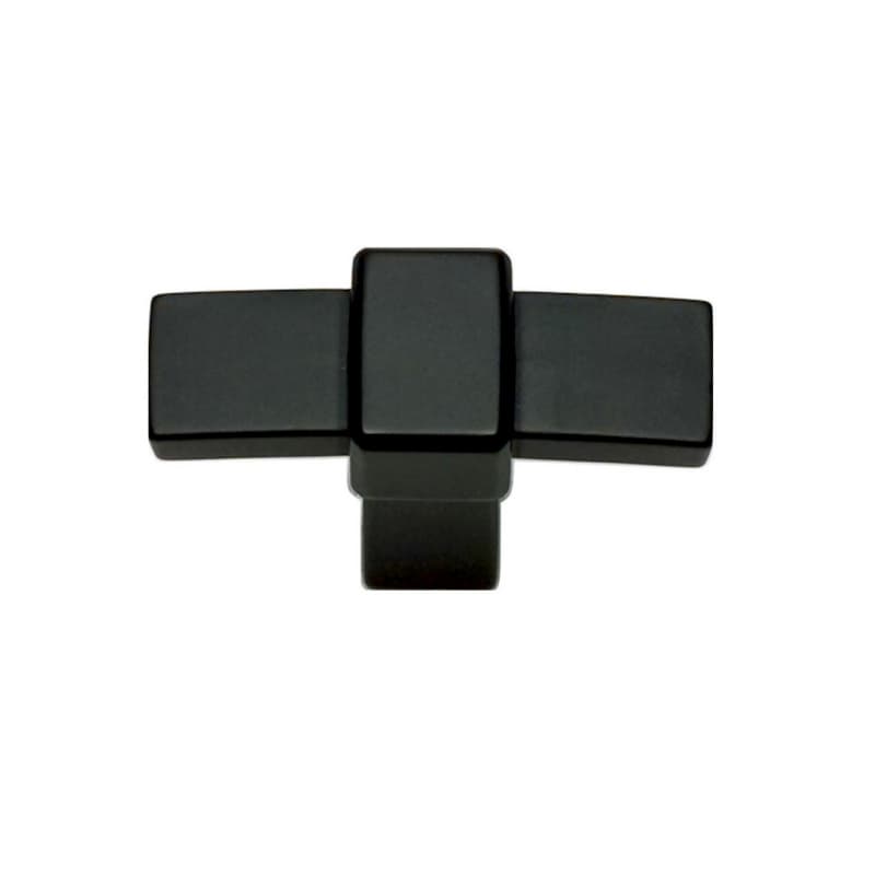 Top Knobs Buckle Up Series 1-13/16 in (46 mm) L x 11/16 in (17 mm) W Matte Black Knob, - 301-BL