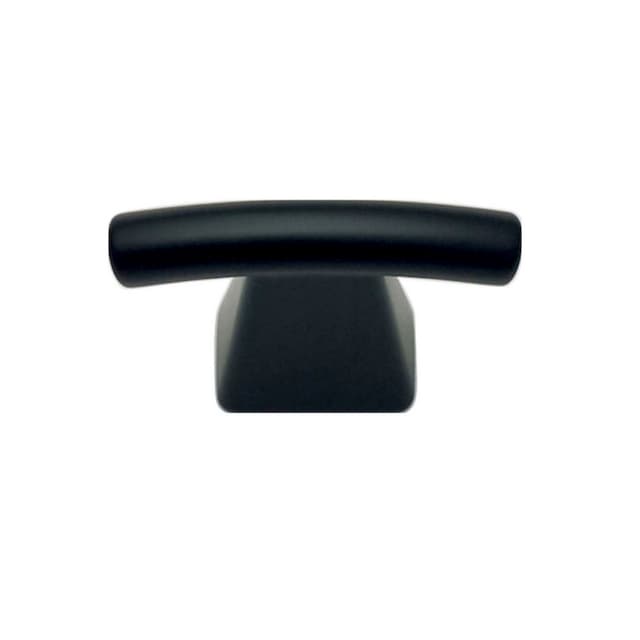 Top Knobs Fulcrum Series 1-1/2 in (38 mm) L x 5/16 in (8 mm) W Matte Black Knob, - 305-BL