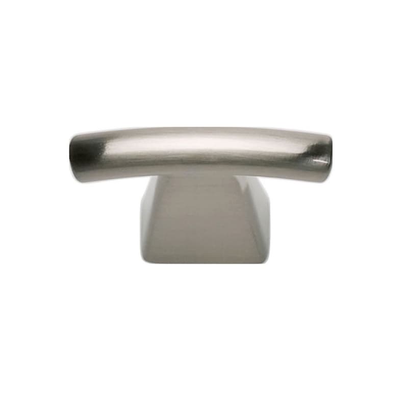 Top Knobs Fulcrum Series 1-1/2 in (38 mm) L x 5/16 in (8 mm) W Brushed Nickel Knob, - 305-BRN