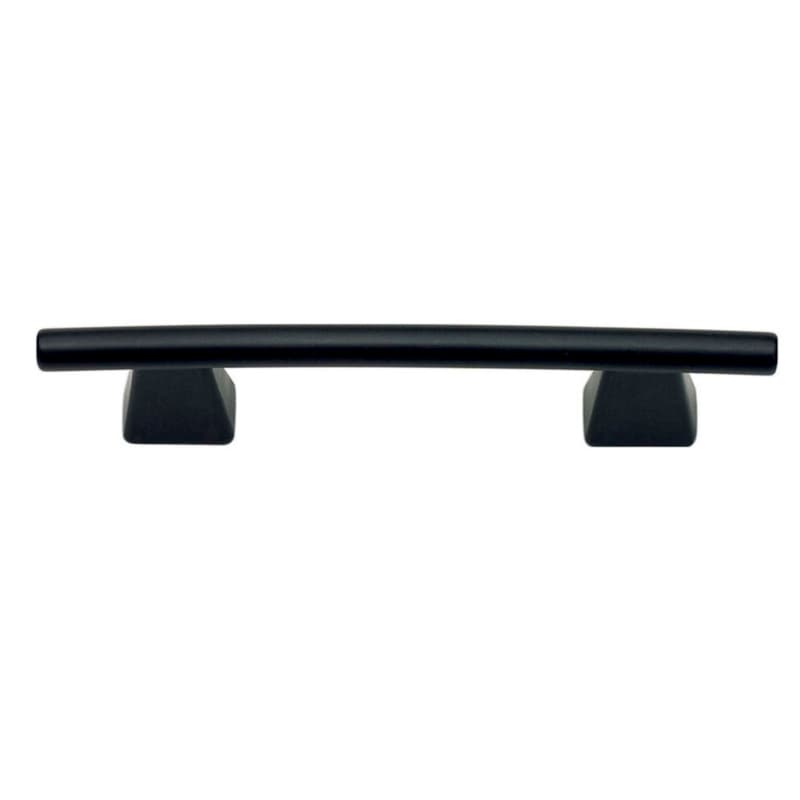 Top Knobs Fulcrum 3" (76 mm) Center to Center Matte Black Pull, 306-BL