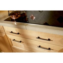 Top Knobs Fulcrum Series 6-5/16" (160 mm) Center to Center Matte Black Pull, - 308-BL