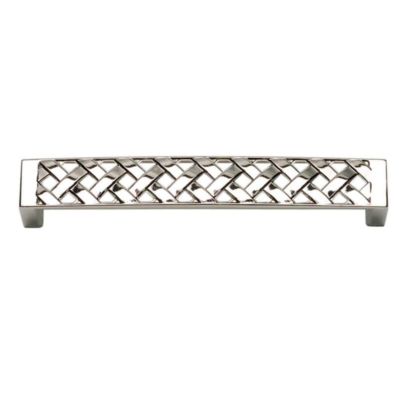 Top Knobs Lattice 5-5/32" (131 mm) Center to Center Polished Nickel Pull, 311-PN
