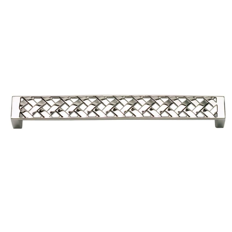 Top Knobs Lattice 6-5/16" (160 mm) Center to Center Polished Nickel Pull, 312-PN
