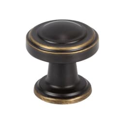 Top Knobs Bronte Series 1-1/8" (29 mm) Diameter Cafe BronzeKnob, - 313-CFB