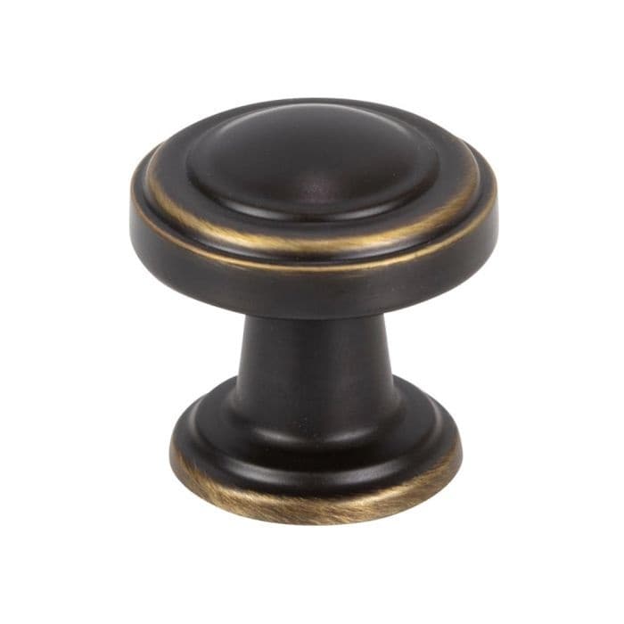 Top Knobs Bronte 1-1/8" (29 mm) Diameter Cafe BronzeKnob, 313-CFB