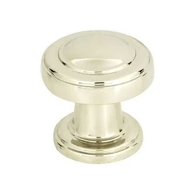 Top Knobs Bronte Series 1-1/8" (28.5 mm) Diameter Polished NickelKnob, - 313-PN