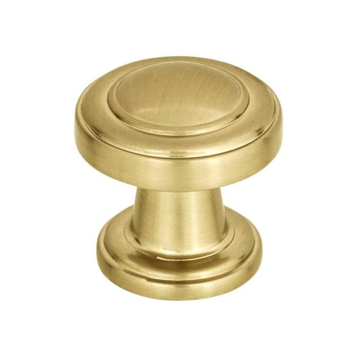 Top Knobs Bronte Series 1-1/8" (29 mm) Diameter Warm BrassKnob, - 313-WB