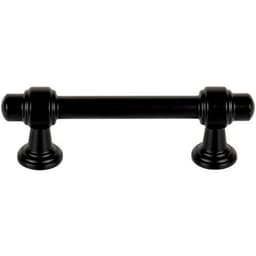 Top Knobs Bronte Series 3" (76 mm) Center to Center Matte Black Pull, - 314-BL
