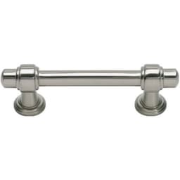 Top Knobs Bronte Series 3" (76 mm) Center to Center Brushed Nickel Pull, - 314-BRN
