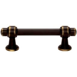 Top Knobs Bronte Series 3" (76 mm) Center to Center Cafe Bronze Pull, - 314-CFB