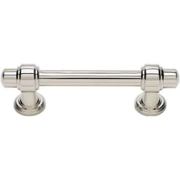 Top Knobs Bronte Series 3" (76 mm) Center to Center Polished Nickel Pull, - 314-PN