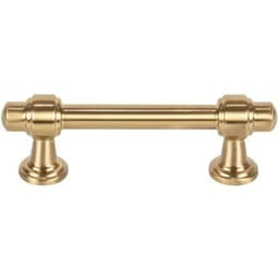 Top Knobs Bronte Series 3" (76 mm) Center to Center Warm Brass Pull, - 314-WB