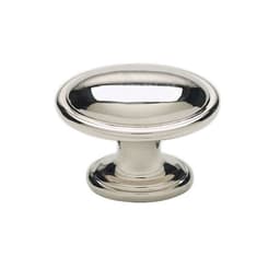 Top Knobs Austen Series 1-5/16 in (33 mm) L x 15/16 in (24 mm) W Polished Nickel Knob, - 316-PN