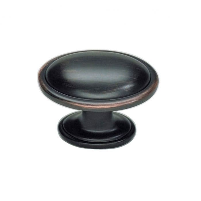 Top Knobs Austen Series 1-5/16 in (33 mm) L x 15/16 in (24 mm) W Venetian Bronze Knob, - 316-VB