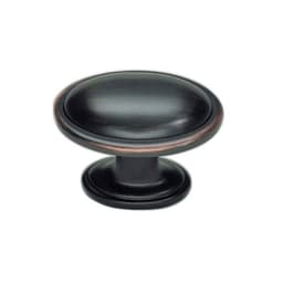 Top Knobs Austen Series 1-5/16 in (33 mm) L x 15/16 in (24 mm) W Venetian Bronze Knob, - 316-VB