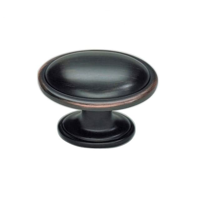Top Knobs Austen Series 1-5/16 in (33 mm) L x 15/16 in (24 mm) W Venetian Bronze Knob, - 316-VB