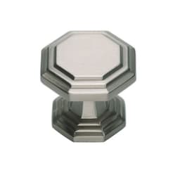 Top Knobs Dickinson Series 1-1/4 in (32 mm) L x 1-1/4 in (32 mm) W Brushed Nickel Knob, - 319-BRN