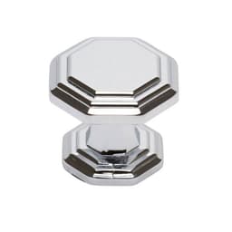 Top Knobs Dickinson Series 1-1/4 in (32 mm) L x 1-1/4 in (32 mm) W Polished Chrome Knob, - 319-CH