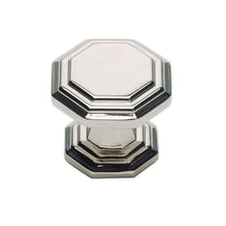Top Knobs Dickinson Series 1-1/4 in (32 mm) L x 1-1/4 in (32 mm) W Polished Nickel Knob, - 319-PN