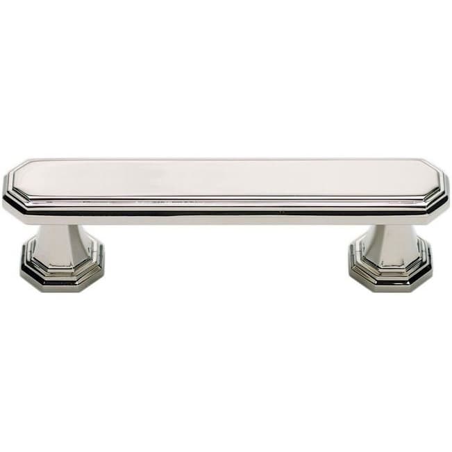Top Knobs Dickinson 3" (76 mm) Center to Center Polished Nickel Pull, 320-PN