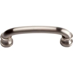Top Knobs Shelley Series 3" (76 mm) Center to Center Brushed Nickel Pull, - 329-BRN
