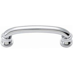 Top Knobs Shelley Series 3" (76 mm) Center to Center Polished Chrome Pull, - 329-CH