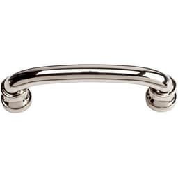 Top Knobs Shelley Series 3" (76 mm) Center to Center Polished Nickel Pull, - 329-PN