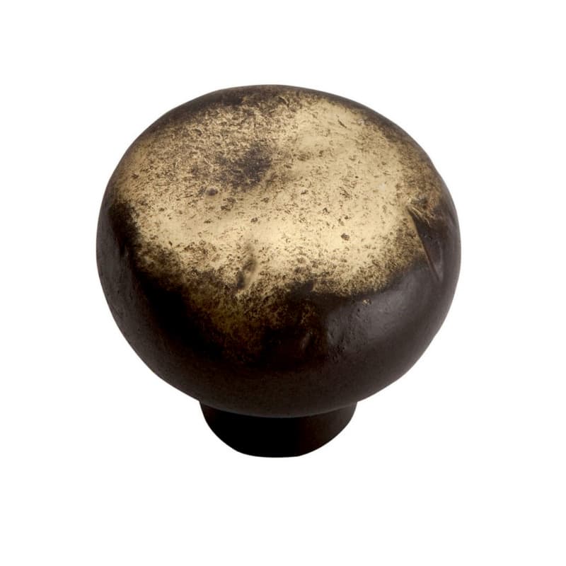 Top Knobs Distressed 1-3/8" (35 mm) Diameter Antique BronzeKnob, 331-ABZ