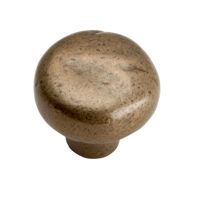 Top Knobs Distressed 1-3/8" (35 mm) Diameter ChampagneKnob, 331-CM
