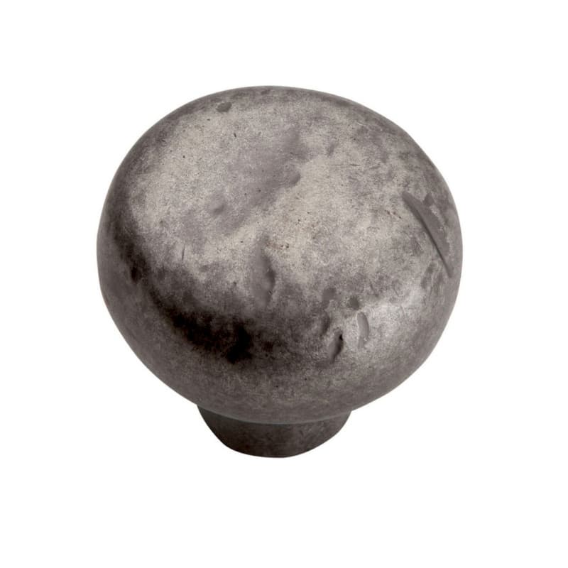 Top Knobs Distressed 1-3/8" (35 mm) Diameter PewterKnob, 331-P
