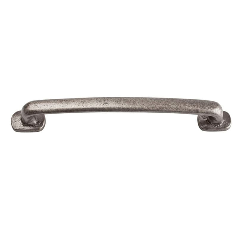 Top Knobs Distressed 5-1/16" (128 mm) Center to Center Pewter Pull, 334-P