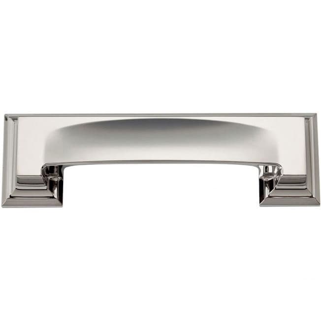 Top Knobs Sutton Place 3" (76 mm) Center to Center Polished Nickel Cup Pull, 339-PN