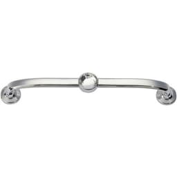 Top Knobs Crystal Series 5-1/16" (128 mm) Center to Center Polished Chrome Pull, - 345-CH