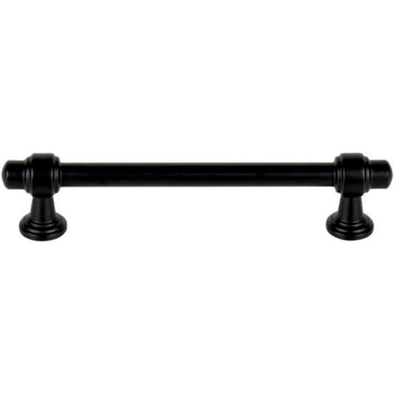 Top Knobs Bronte Series 5-1/16" (128 mm) Center to Center Matte Black Pull, - 352-BL