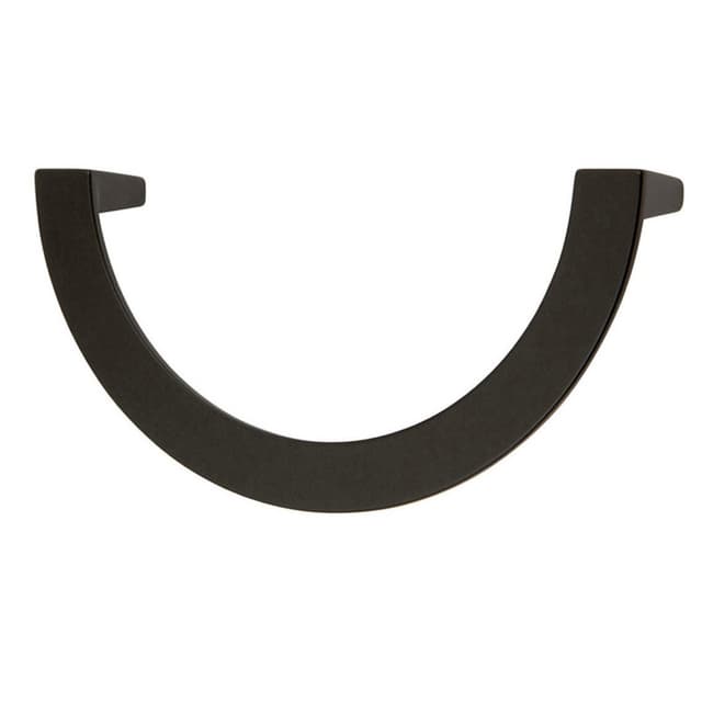 Top Knobs Roundabout Series 5-1/16" (128 mm) Center to Center Matte Black Pull, - 355-BL