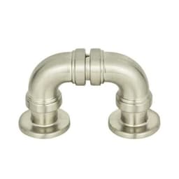 Top Knobs Steam Punk Series 1-5/16" (33 mm) Center to Center Brushed Nickel Pull, - 366-BRN