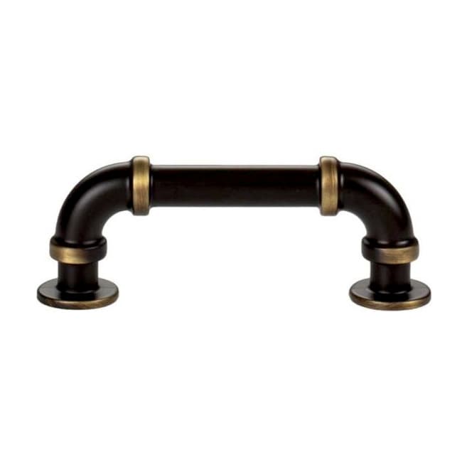 Top Knobs Steam Punk 3" (76 mm) Center to Center Cafe Bronze Pull, 367-CFB